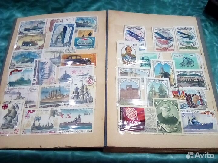 Коллекция советских марок. Альбом