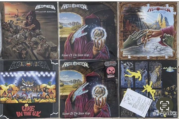 Helloween оригинальные виниловые пластинки