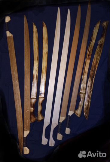 Шашки казачьи деревянные 60 и 90 см