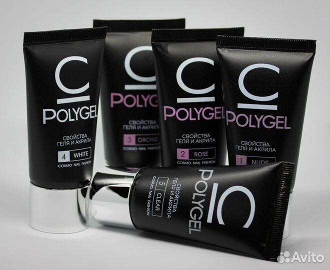 Полигель акрил гель для наращивания ногтей