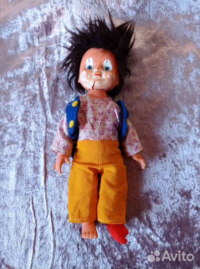 Кукла клоун советский (ГДР)