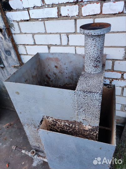 Печь для бани с баком