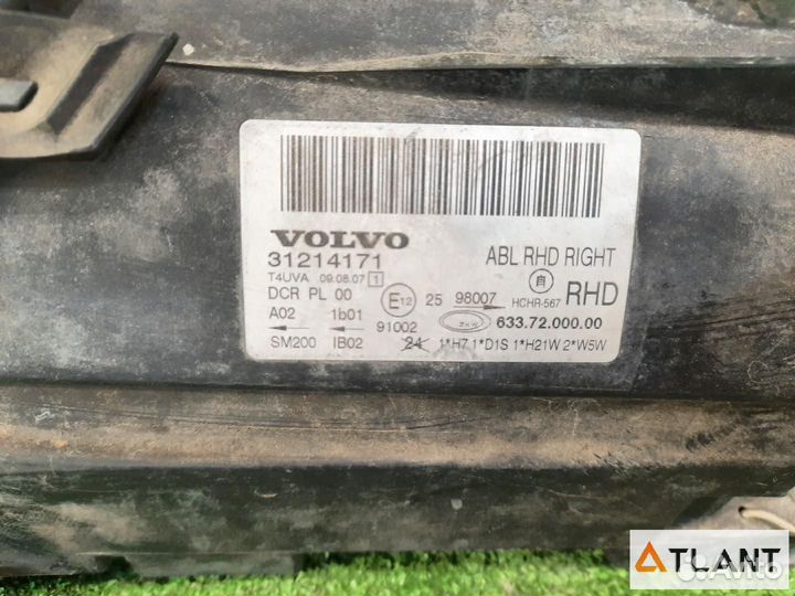 Фара передняя правая volvo S60