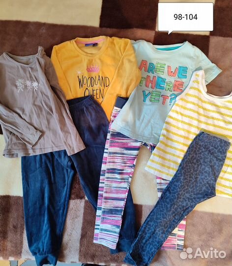 Пакет одежды для девочки 98 104см