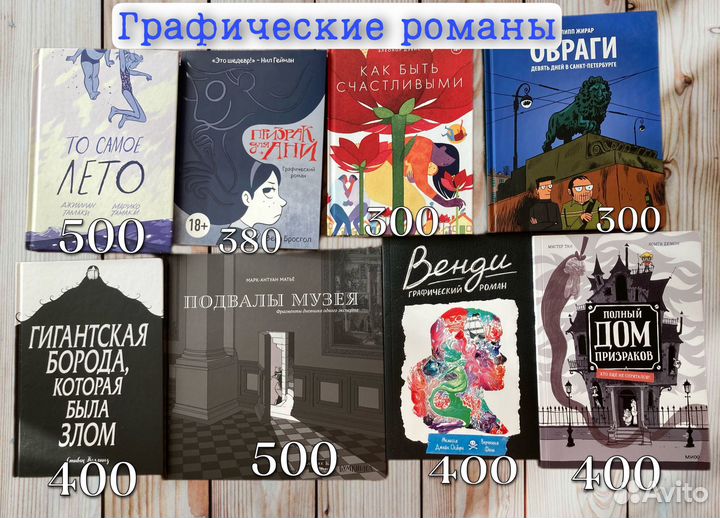 Графические романы и комиксы