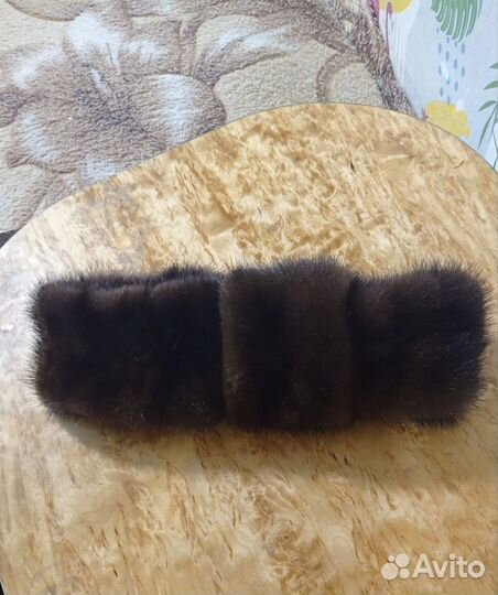 Повязка на голову норка 56-58