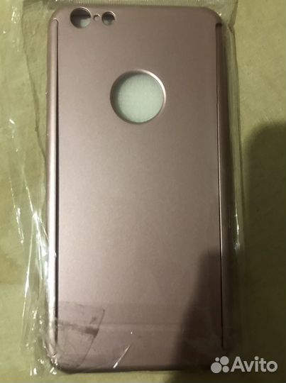 Чехол на iPhone 7 plus с противоударный стеклом