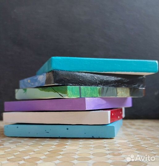 Картина мини интерьерная панно акрил гипс