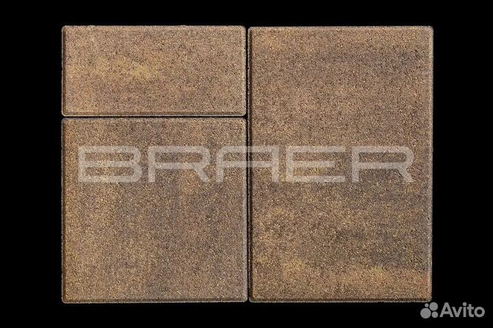 Тротуарная плитка Браер(ColorMix) Старый Город 40м