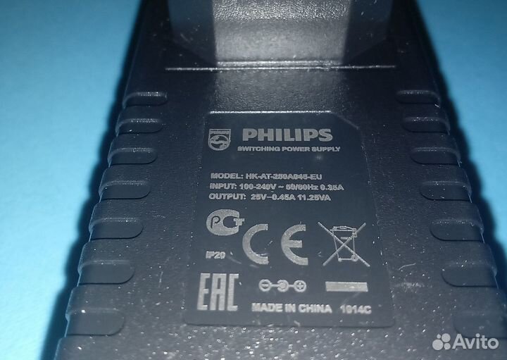 Блок питания 25V 0.45A для пылесоса Philips