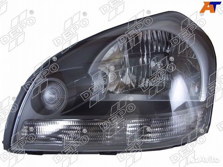 Фара hyundai tucson 04-09 LH 221-1134L-LD-E2