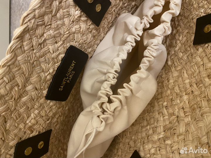 Cумка соломенная saint laurent