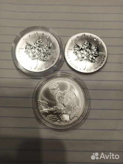 Серебряные монеты разных стран