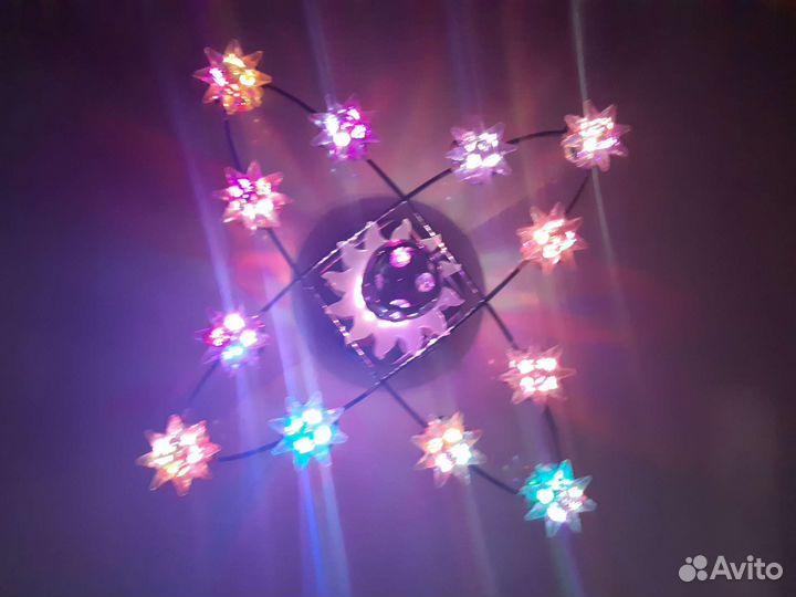 Люстра светодиодная с пультом бу