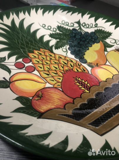Ляган с рисунком фрукты