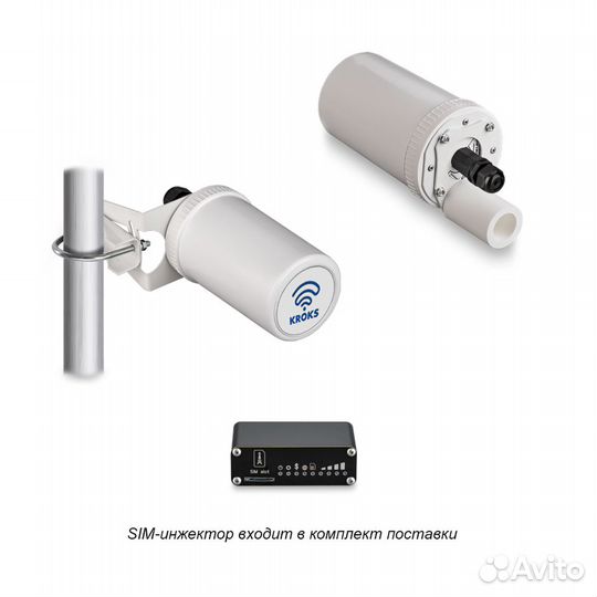 Роутер Kroks Rt-Pot rsim DS mQ-EC с SMD модемом