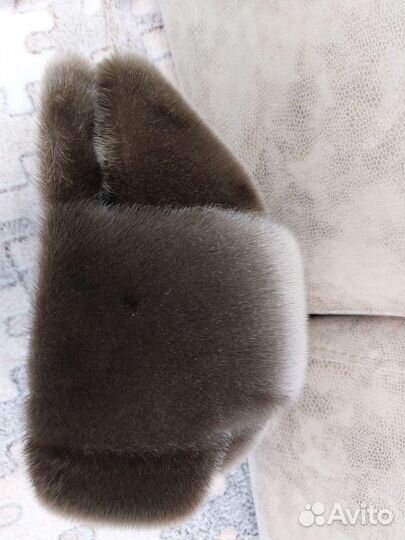 Шапка норкрвая,мужская