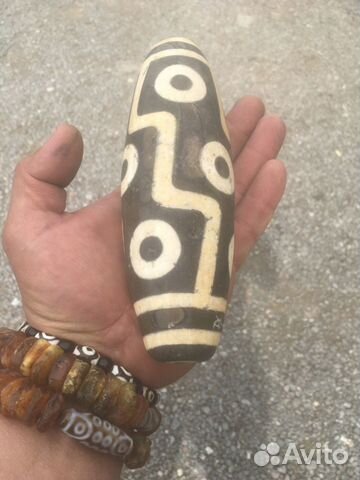 Бусина дзи 9 глаз Алтарная Храмовая