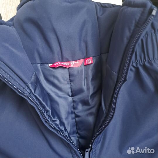 Полукомбинезон зимний для девочки 110