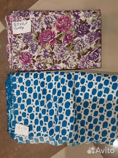 Ткани из СССР. Ситец и лён