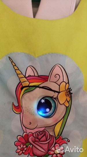 Яркое платье Единорог с подсветкой