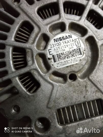 Генератор Ниссан Жук (110 ампер)