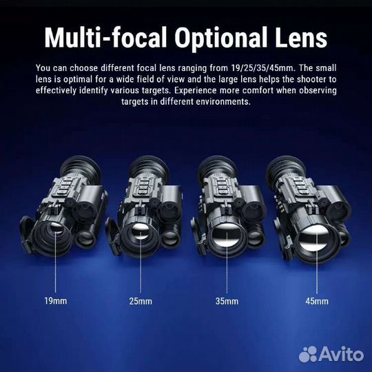 Тепловизионный прицел pard SA62-35LRF