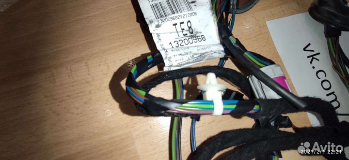 Проводка задней двери крышки багажника Corsa D