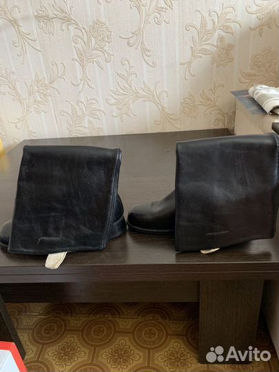 Военные сапоги чулки кожаные