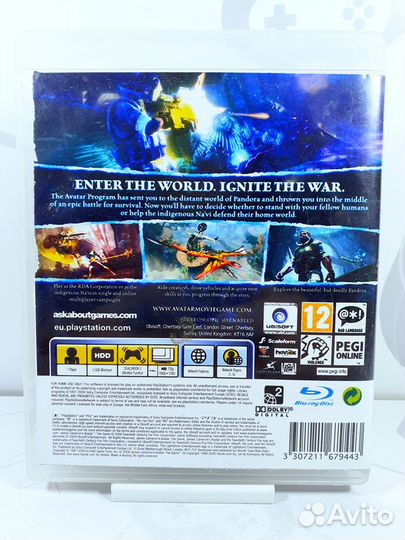 Диск для PS3 James Cameron's Avatar: The Game б/у
