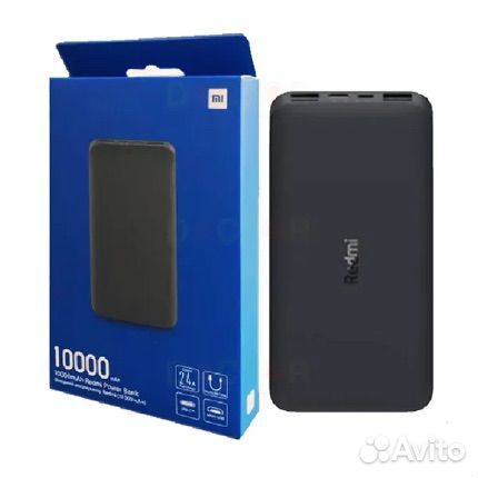 Внешний аккумулятор Xiaomi Redmi 10000mAh (черный)