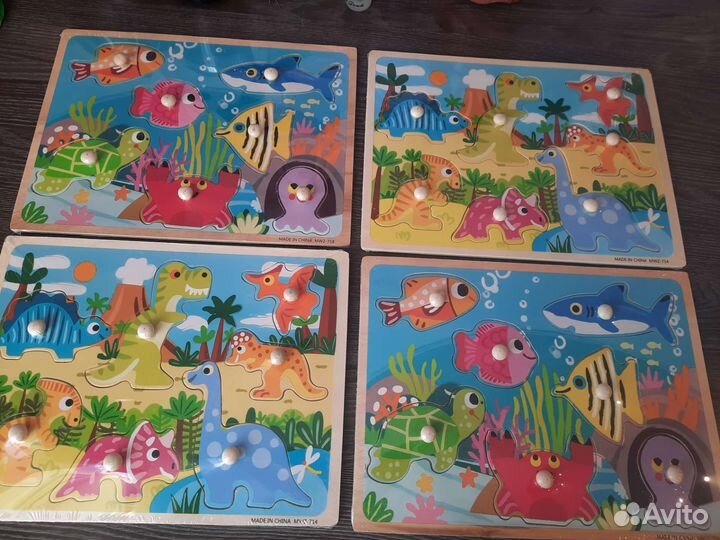 Новые вкладыши-пазлы