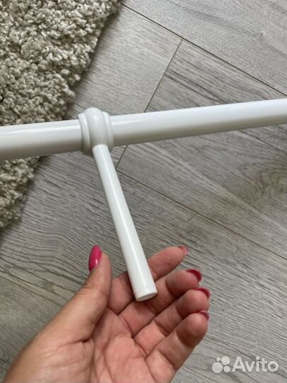 Карнизы для штор настенный белый