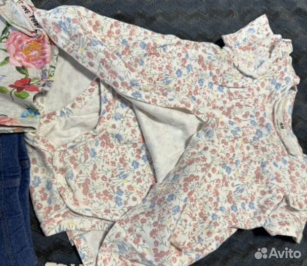 Платье-боди и джинсовка H&M