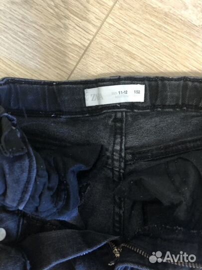 Джинсы skinny zara для девочки 152