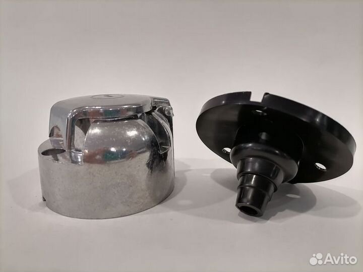 Розетка для тсу силуминовая хром 7 контактов