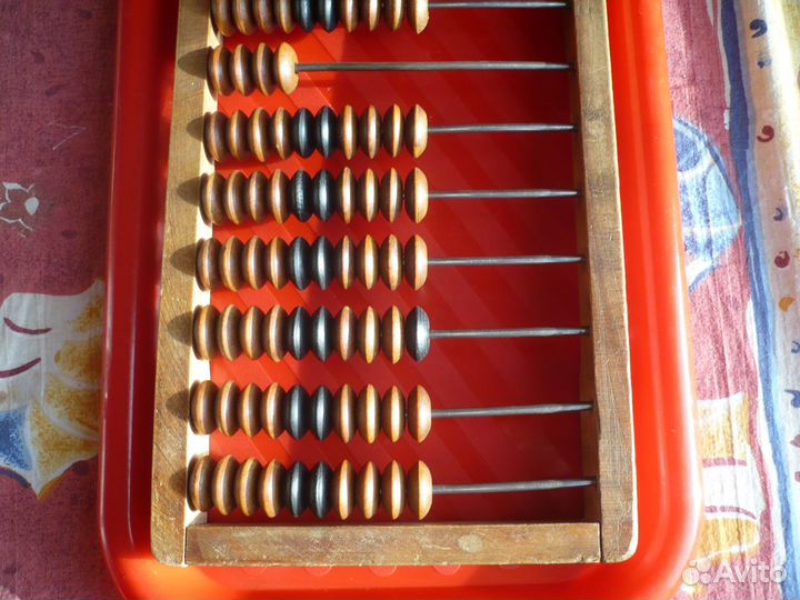 Счеты бухгалтерские деревянные большие,СССР