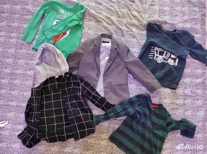 Кофты и штаны на мальчика, рост 98-104, пакетом