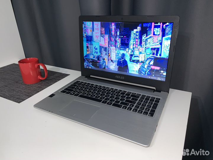 Метал. тонкий игровой Asus i5 8gb GT 740m 2gb SSD+