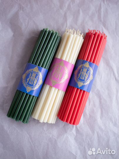 Свечи восковые