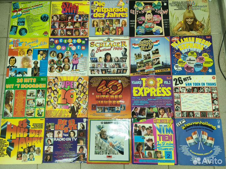 Пластинки импортные сборники 