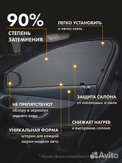 Каркасные шторки Trokot Premium- Toyota Sienta 15+