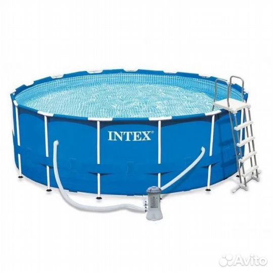 Каркасный бассейн intex-28242 4.57-1.22см
