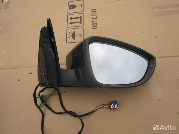 Зеркало правое 6 конт Volkswagen Passat B7 2011-15
