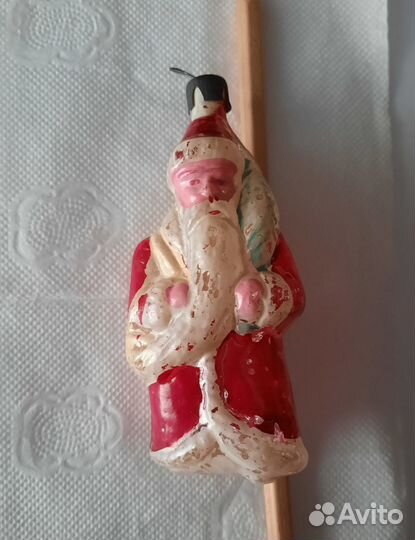 Ёлочная игрушка Дед мороз, УССР Киев, ранняя