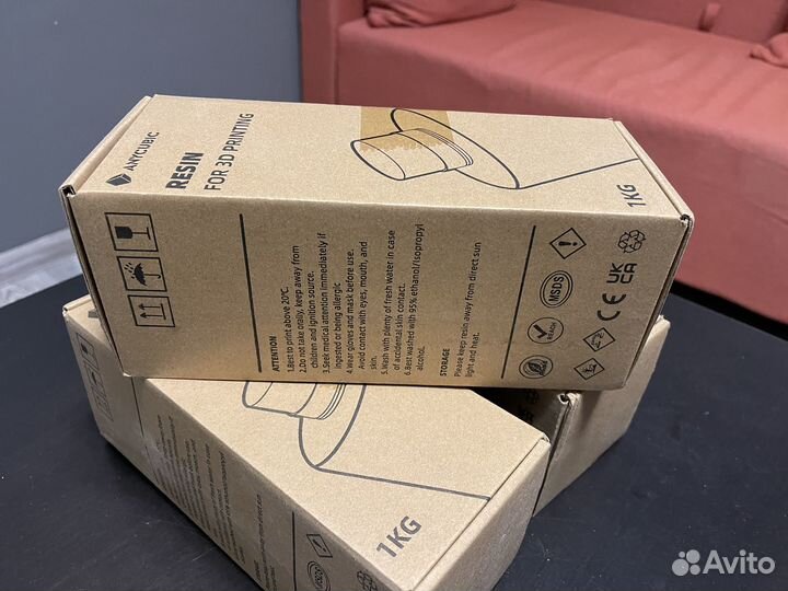 Фотополимерная смола Anycubic water-wash Resin+