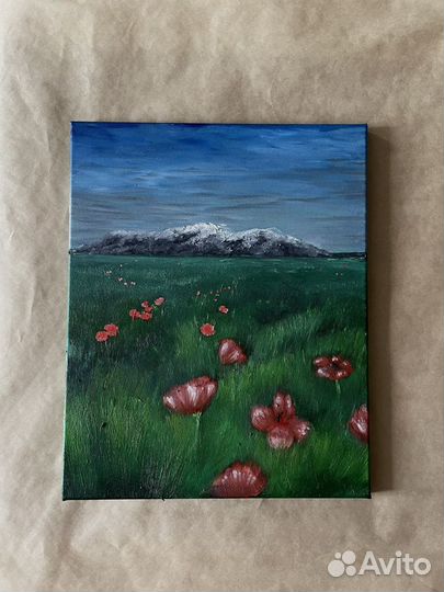 Картина, масло, холст 30х40