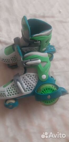 Роликовые коньки детские с защитой
