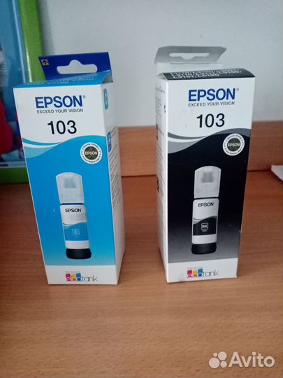 Чернила для принтера epson 103,оригинал