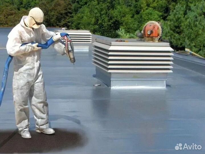 Полимочевина. Ремонт кровли